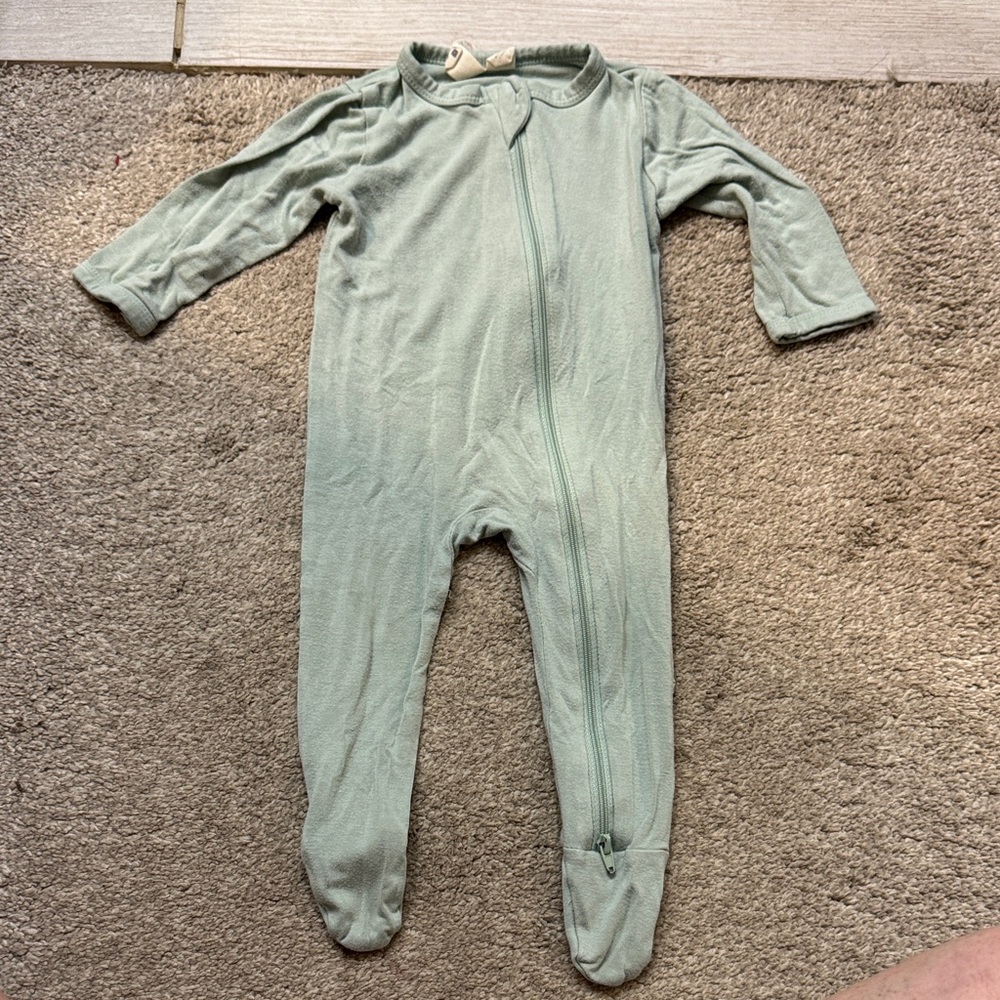 Kyte BABY Sage Green Kids Footie